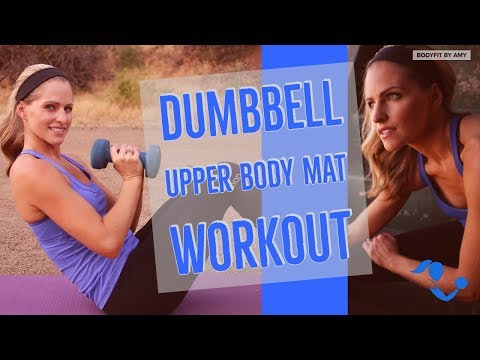 12 Minute Upper Body Mat Workout for Arms and Back