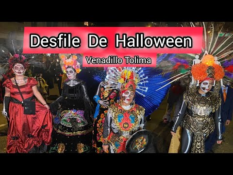 Así se vivió el Desfile de Halloween 2025 en Venadillo, Tolima #terror #brujas #migueluribeturbay 