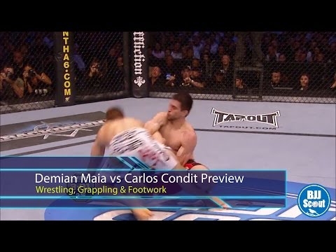 BJJ Scout: Demian Maia v Carlos Condit Preview - Wrestling, Grappling & Footwork
