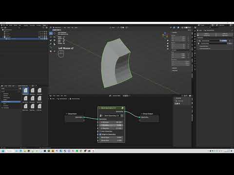 Geometry Node Modifiers - Bend