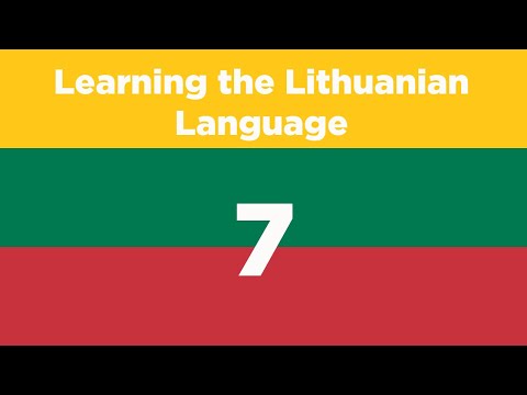 Learning The Lithuanian Language - Part 7 🇱🇹