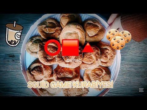 SQUİD GAME KURABİYESİ TARİFİ || SQUİD GAME COOKİES RECIPE || KURABİYE TARİFLERİ