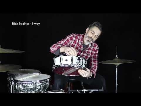 14x5 Masshoff Premium Steel Snare Drum "Rogers White Marine Pearl"