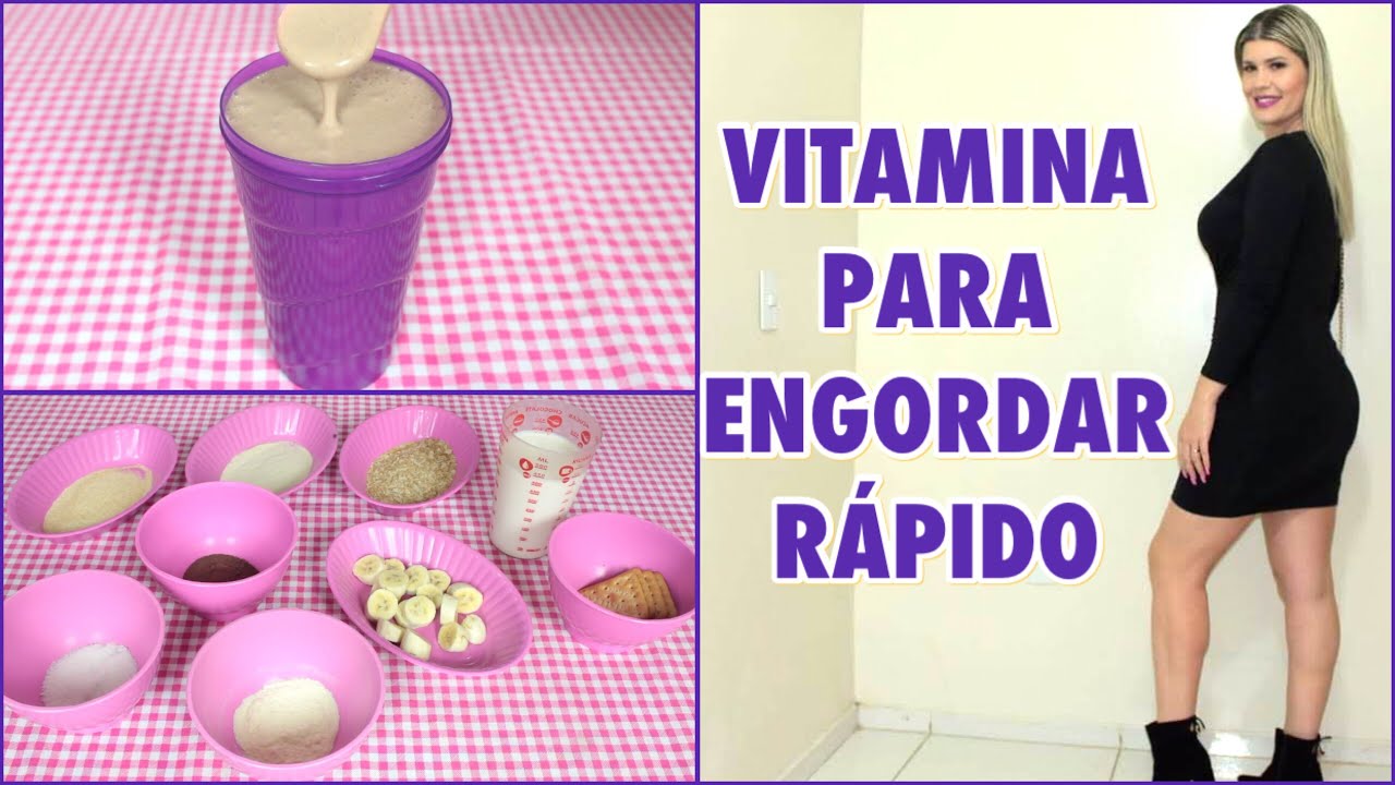 VITAMINA PARA ENGORDAR RÁPIDO - HIPERCALÓRICA - Engorda mais de 1 kg por semana