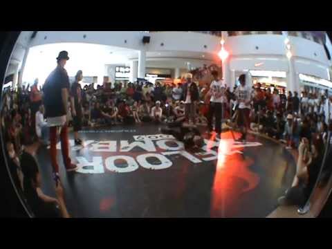 3 Floor Combat 2009 Bboy 3 vs 3 Battle - Day 1 Flava Fresh vs Crazy Moves