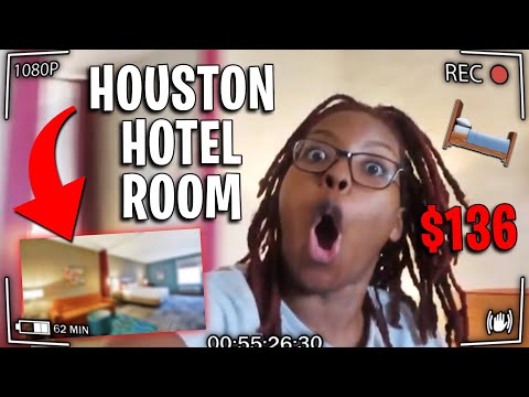 HOUSTON,TEXAS HOTEL ROOM TOUR (HOME2SUITES BY HILTON)
