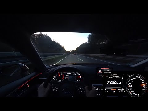 2019 Audi A5 Coupe 40TFSI POV DRIVE | Top Speed German Autobahn