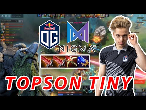 OG.Topson Tiny eliminates Nigma - Game 2 - Player Perspective