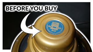 Video thumbnail for BEFORE YOU BUY - Celestion Gold by Fret Tips