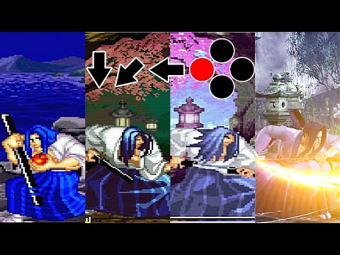 Evolution of Ukyo Tachibana's SNOWFALL SLASH (1993 - 2020)