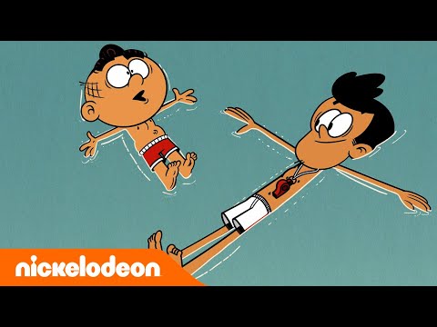 Capa de The Casagrandes | O Carl tem medo da água! | Nickelodeon em Português