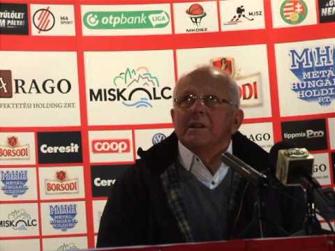 DVTK vs. Haladás 15/16 - Egervári Sándor - boon.hu