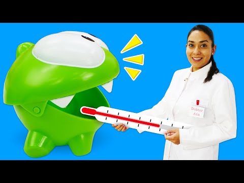 Spielspaß mit Doktor Aua. Om Nom und andere Spielzeuge bei Doktor Aua. 2 Folgen am Stück