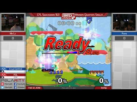 CFL Smackdown 163 Melee - MrLz (Marth) vs Kaike (Falco) - Winners Quarters