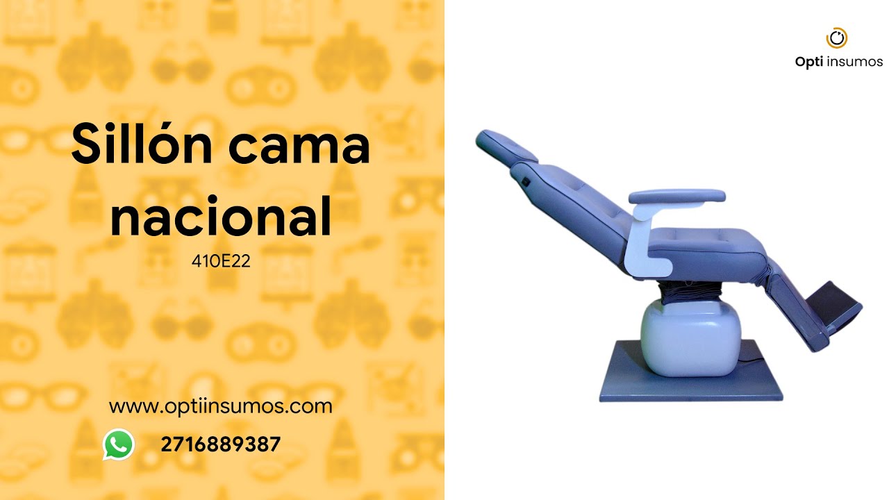 Sillón camilla uso medico nacional ideal para consultorios y disponible para quirofano