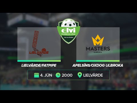 🎥 ELVI florbola līga: Lielvārde/FatPipe - Apelsīns/Oxdog Ulbroka (1/4 fināla 2. spēle) (4.06.2021)