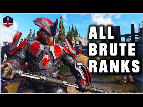 All Banished Brute Ranks - Halo Lore