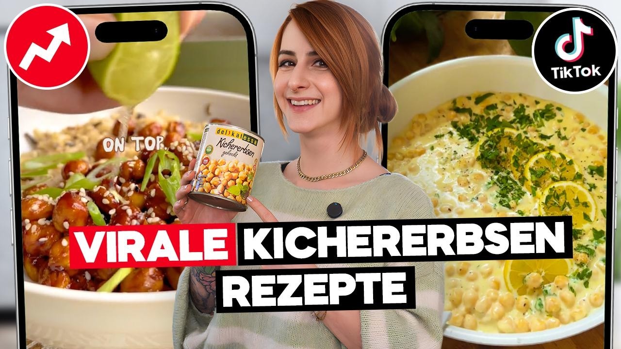 Ich teste virale KICHERERBSEN Rezepte 2026 von TikTok 😱