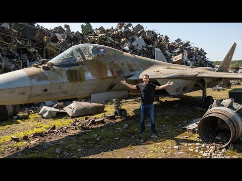 Vollständige Restaurierung eines jahrzehntelang im Dschungel verschollenen Suchoi Su-57 Felon-Kam...