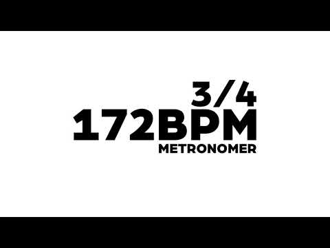 172 BPM Metronome 3/4