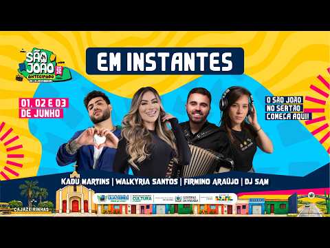 São João Antecipado 2026 | Cajazeirinhas-PB | Walkyria Santos, Kadu Martins, Firmino Araujo, DJ Sam