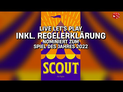 Scout (Oink Games) Live Let's Play 3 Spielern mit Regelerklärung Nominiert zum Spiel des Jahres 22
