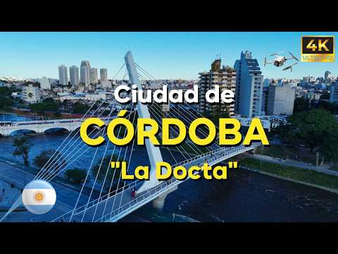 La ciudad de Córdoba, Argentina, DESDE EL AIRE | 4K