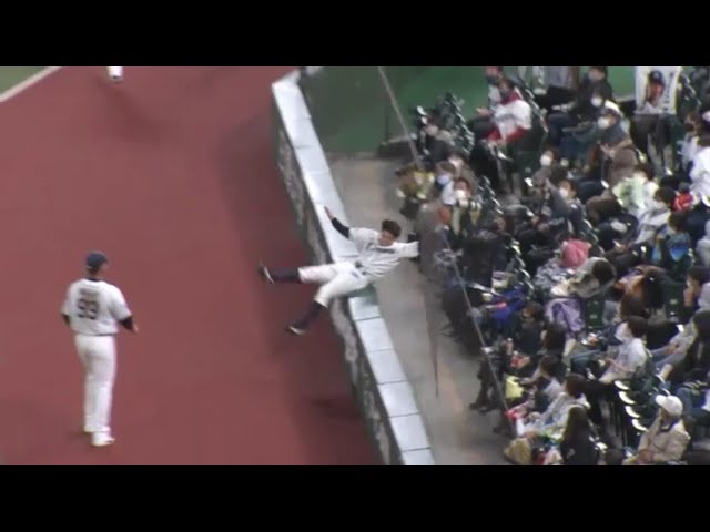 【8回表】今日は守備で魅せる!! ライオンズ・山野辺 チームを救うビッグプレー!! 2020/10/22 L-M