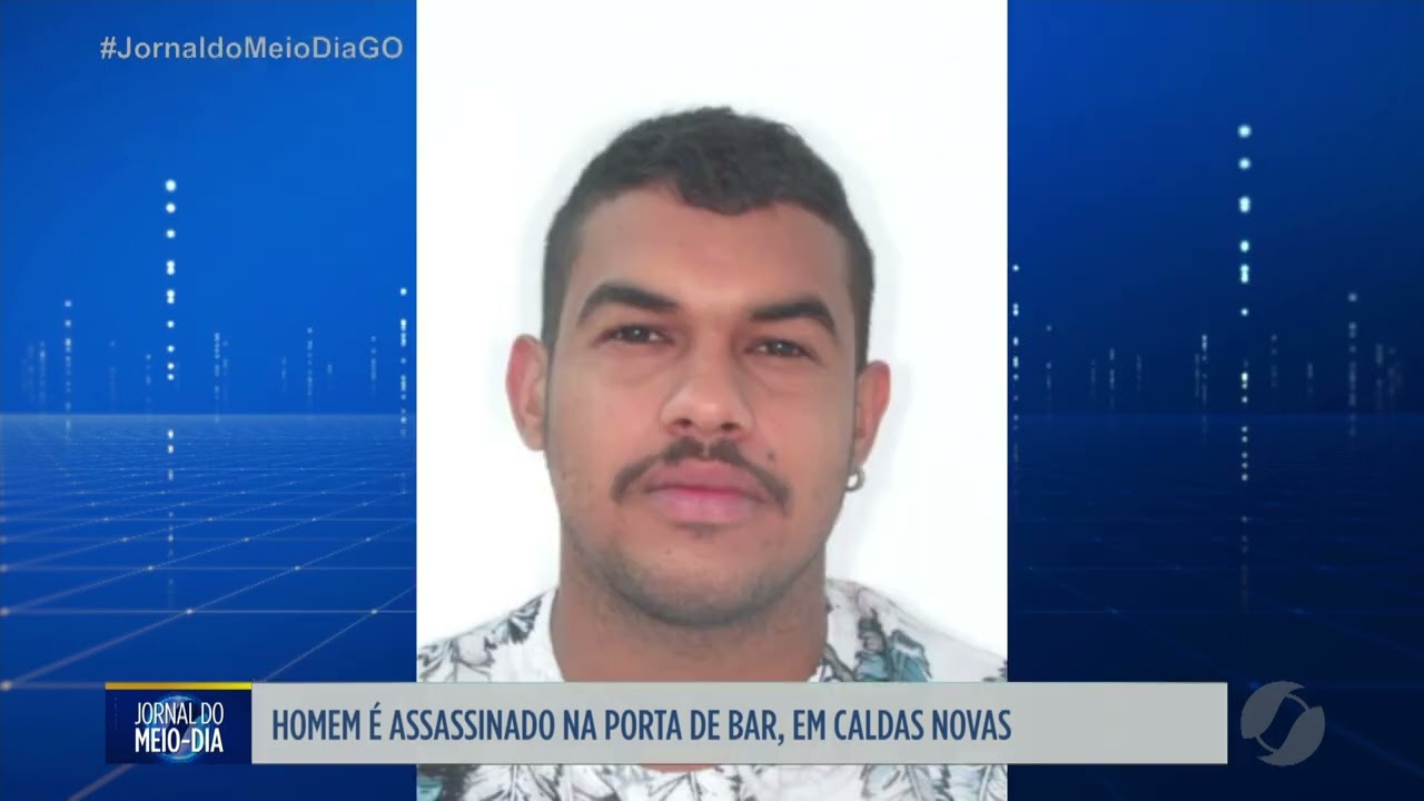 JMD - Homem é assassinado na porta de bar em Caldas Novas