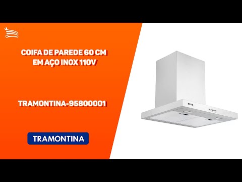 Coifa de Parede 90 cm em Aço Inox 110V - Vídeo