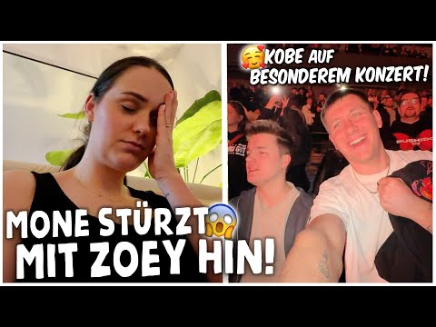MONE STÜRZT mit ZOEY zusammen HIN😳 + KOBE auf BESONDEREM KONZERT!🥹 | kobexmone