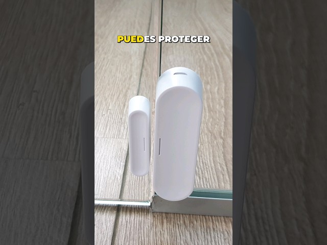 Vídeo relacionado con Tuya Smart WiFi Sensor de Puerta Puerta Ventana Detectores Abiertos/Cerrados App Wi-Fi Notificación Alerta Alerta Soporte Alexa Google Home