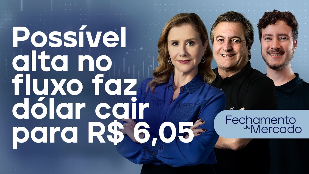 🔴 14/01/25 Possível alta no fluxo faz dólar cair para R$ 6,05 | Fechamento de Mercado