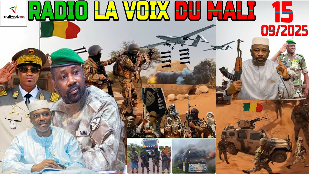 La Revue de Presse de la RADIO LA VOIX DU MALI du 15 Septembre 2025