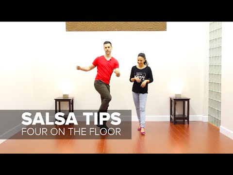 How To Stay Grounded in Your Salsa Basic Step On1 & On2 | TheDanceDojo.com