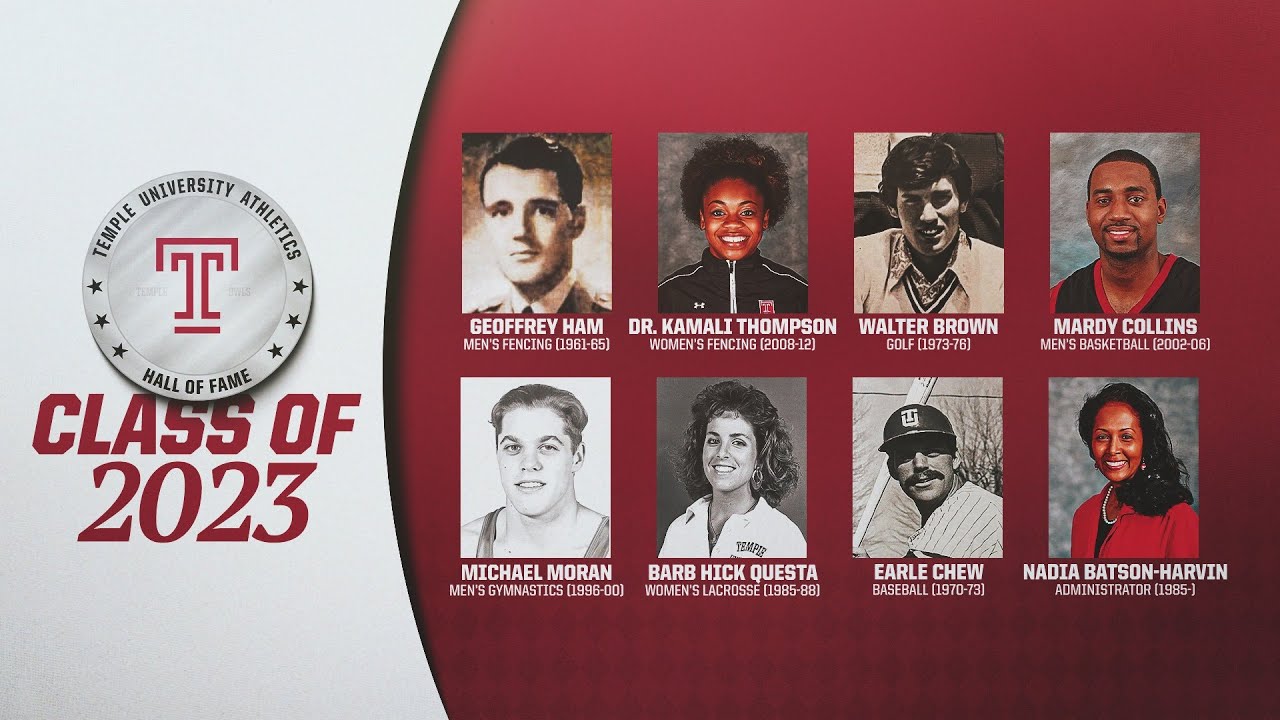 Temple Athletics Class of 2023 Hall of Fame Induction