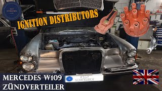 Mercedes R107: Wymiana rotora i przerywacza zapłonu M116/M117
