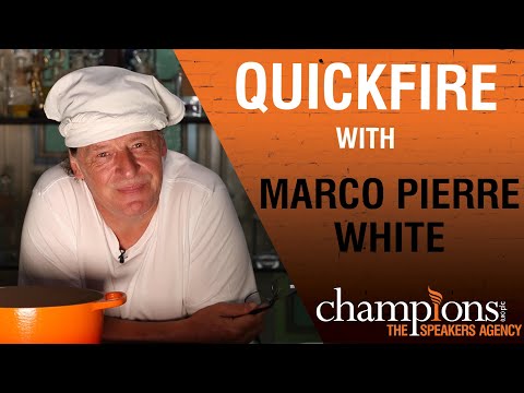 Quick-Fire Questions with Marco Pierre White