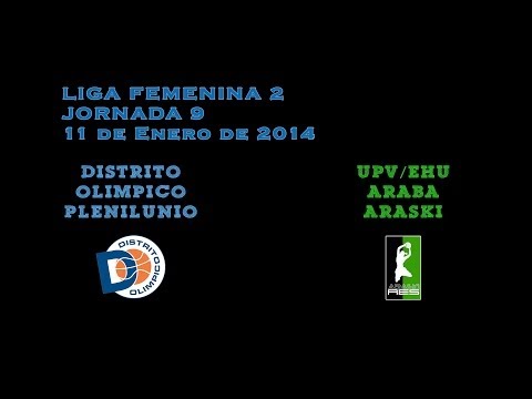 Declaraciones Jornada 9 Liga Femenina 2. Distrito Olímpico Plenilunio - UPV/EHU Araba Araski