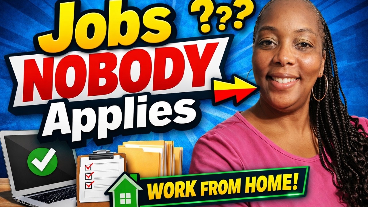 “Nobody Is Applying To These Remote Jobs Hiring Now!”-Work from Home Jobs