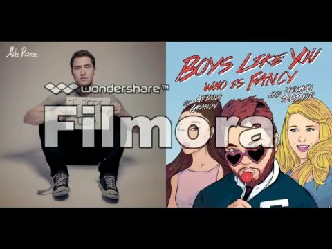 Mike Posner VS Who Is Fancy ft. Meghan & Ari - I Took A Pill In Ibiza/Boys Like You (Mashup)