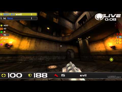 evil vs tox (both POVs) - Quakecon 2014 Bronze Final (Quake Live VOD)
