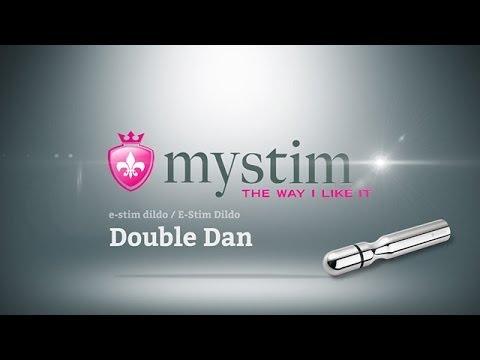 Видео Фаллос для интенсивного электросекса Mystim Double Dan Alu Dildo