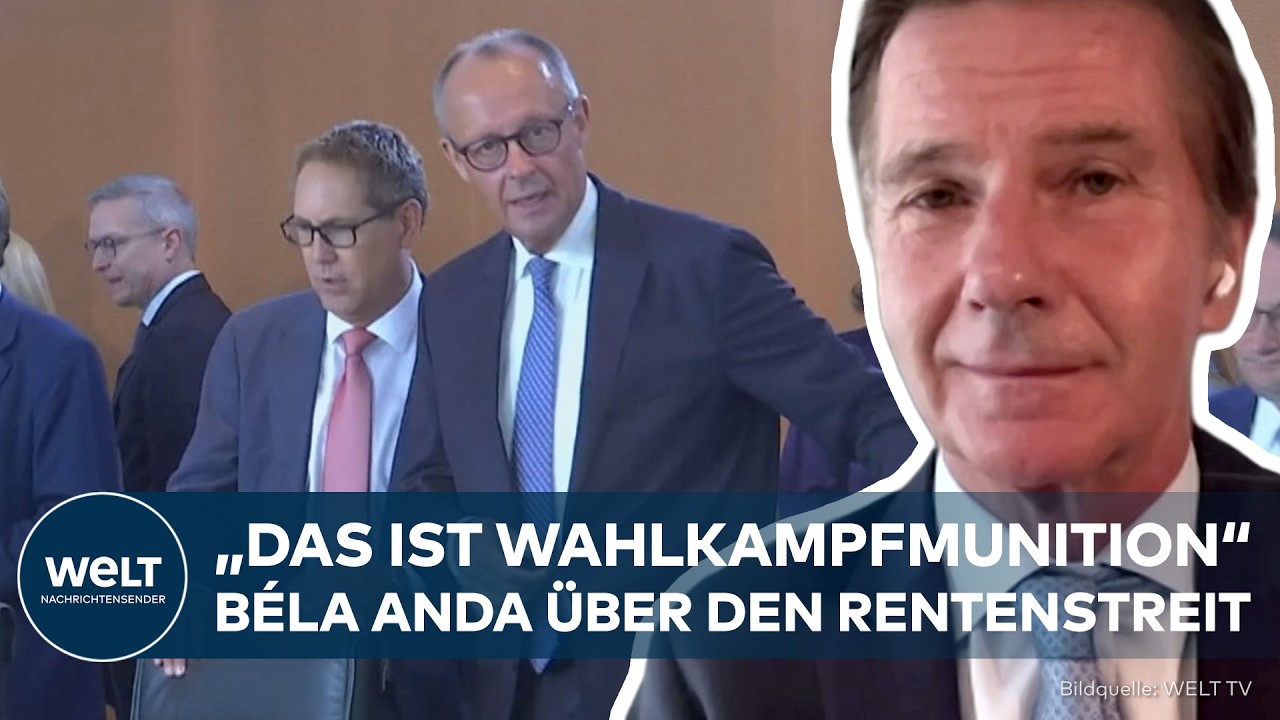 RENTENREFORM: Union streitet über Altersvorsorge – Béla Anda warnt vor heftigem Wahlkampf