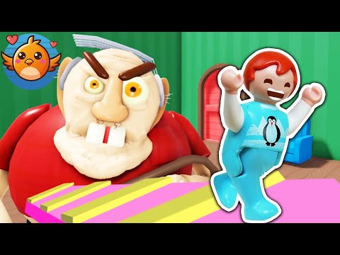 OPA IST BÖSE!😤 Kann Emma entkommen?😳 Roblox Obby | Playmobil Familie Vogel