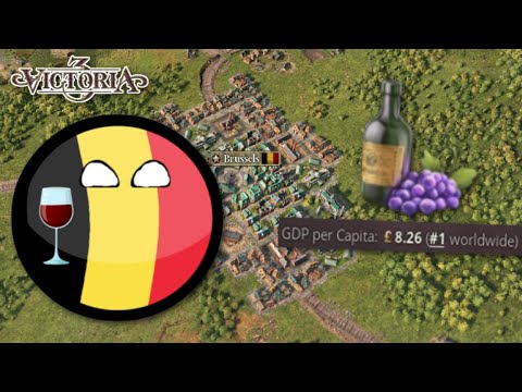 Belgium Flooding The World With Wine Is OVERPOWERED In Victoria 3