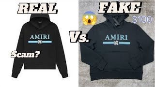 I got an Amiri hoodie for only $100… but is RepDog legit 👀