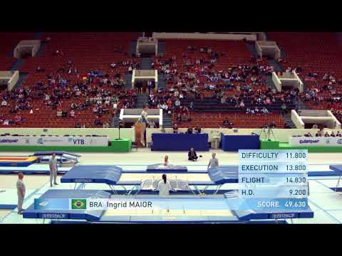MAIOR Ingrid (BRA) - 2018 Trampoline Worlds, St. Petersburg (RUS) - Qualification Trampoline R2