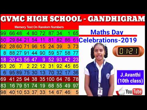 Can you say 100 Random Numbers in 90seconds ?|| She can say just watch it and try it...