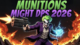 DCUO Munitions Might DPS Guide 2026